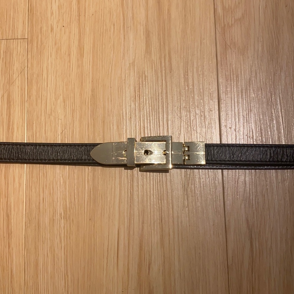 Bebe black and gold belt
